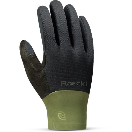 Photo produit de Roeckl Sports Gants Vélo - Maracon - black/pesto 9530