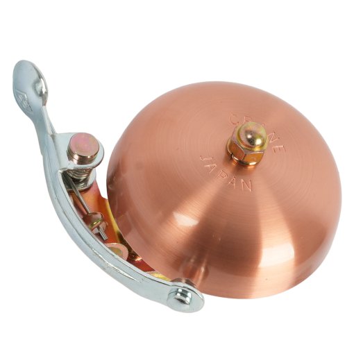 Produktbild von Crane Bell Co. Suzu Fahrradklingel - Steel Band Mount - brushed copper
