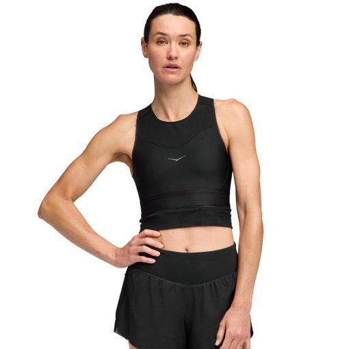 Foto de Hoka Sujetador Deportivo Mujer - Race Day - negro / negro