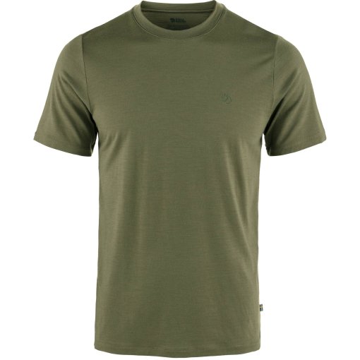Produktbild von Fjällräven Abisko Wool Kurzarmshirt Herren - laurel green