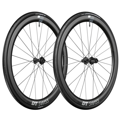 Immagine prodotto da DT Swiss | Continental Sistema a Ruota WTS - Set ERC 1400 DICUT 45 + Copertone Pieghevole Aero 111 / GP 5000 S - 28&quot; | 12x100/12x142mm - HG-L / XDR