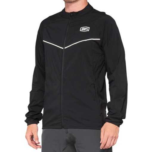 Foto de 100% Chaqueta Cortavientos Hombre - Corridor Stretch - negro