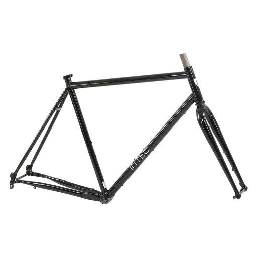 Bild von Intec F11 STEIGER - 28" Gravel Stahl Rahmenset - 2026 - deep black glossy