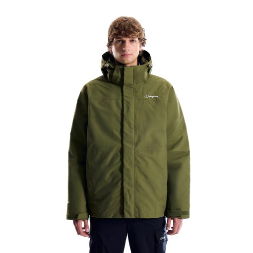 Photo produit de Berghaus Hillwalker 2.0 Gemini Gore-Tex Hydroloft® Veste 3 en 1 pour hommes - Cheviot Green/Zephyr