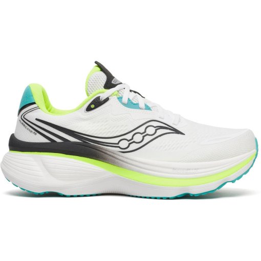 Productfoto van Saucony Hurricane 26 Hardloopschoenen voor heren - white/citron