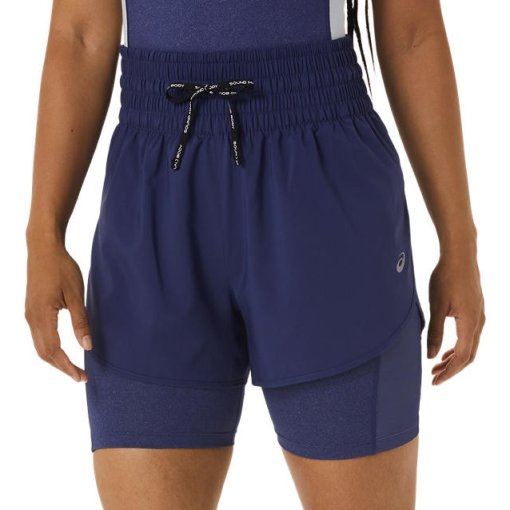 Foto de asics Pantalones Cortos Running Mujer - Nagino 4&quot; - indigo blue