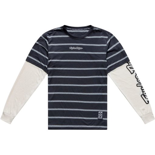 Produktbild von Troy Lee Designs Skyline Ride Fakie Langarmtrikot Herren - Stripe Carbon