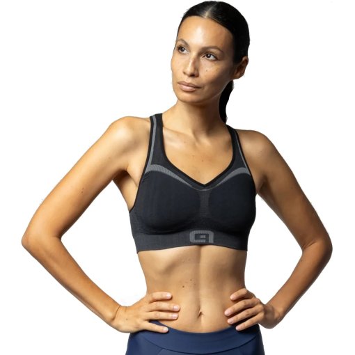Foto de Alé Sujetador Deportivo Mujer - black/titan grey