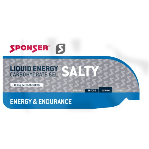 Foto de SPONSER Gel de Carbohidratos - Liquid Energy Salty - 35g