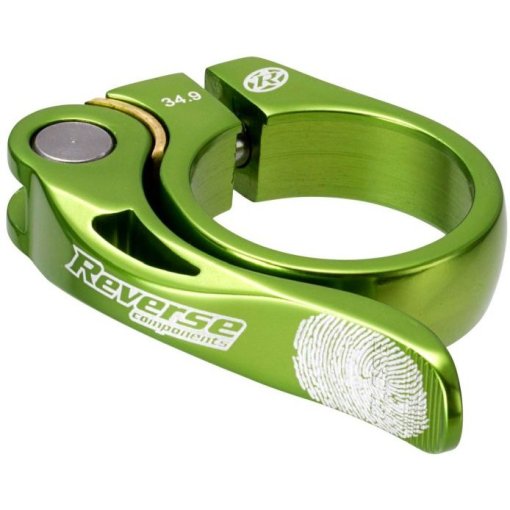Foto de Reverse Components Long Life 34,9mm Abrazadera Tija Sillin - verde claro