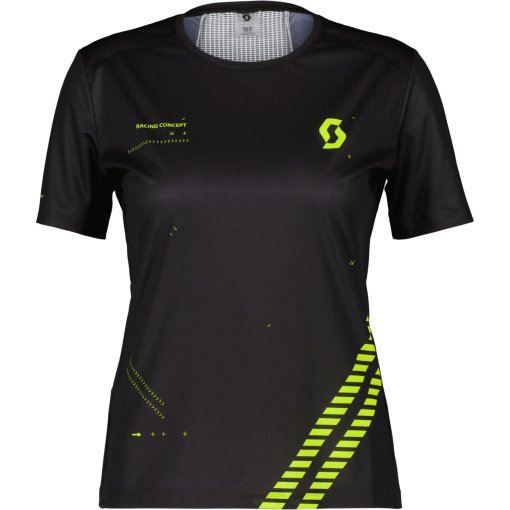 Foto de SCOTT Camiseta de Manga Corta Mujer - RC Run - negro/amarillo