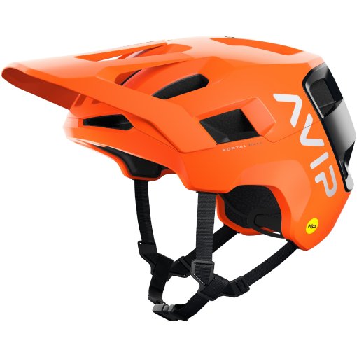 Foto de POC Casco - Kortal Race MIPS - 8375 Fluorescent Orange AVIP/Uranium Black Matt