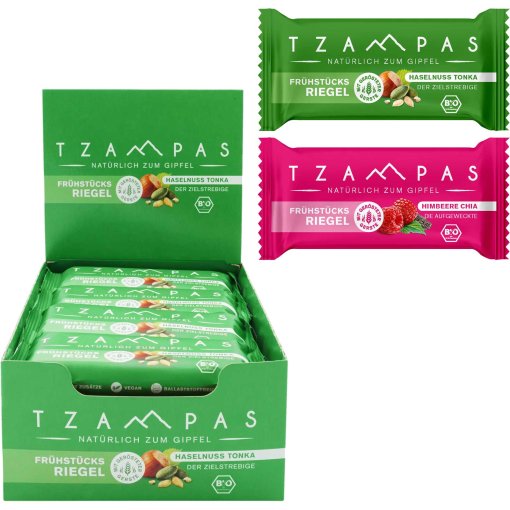 Immagine prodotto da TZAMPAS Barrita Energética BIO - Frühstücksriegel - 16x70g