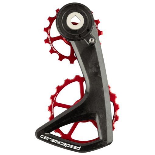 Picture of CeramicSpeed OSPW RS Derailleur Pulley System - 5-Spoke | for SRAM RED D1/E1 / Force D1 AXS V3 - red