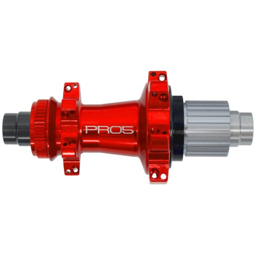 Foto de Hope Buje Trasera Straightpull - Pro 5 - Centerlock - 12x148mm Boost | Shimano Micro Spline - rojo