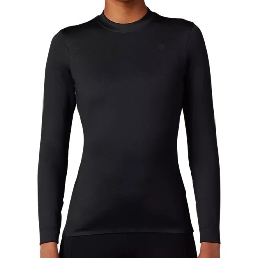 Photo produit de FOX Maillot de Corps a Manches Longue Femme - Tecbase Fire - noir