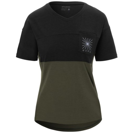 Foto de Giro Camiseta de Manga Corta Mujer - Ride - black/trail green