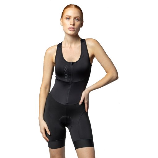 Foto de Alé Mono Ciclismo Mujer - PRAGMA Color Block - negro