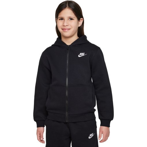 Foto de Nike Chaqueta con Capucha Niños - Sportswear Club Fleece - negro/blanco FD3004-010