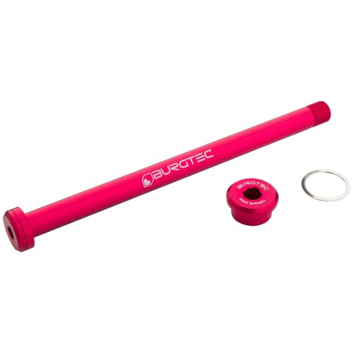 Produktbild von Burgtec Steckachse - hinten | 12x148mm Boost | 173mm | für Rocky Mountain - toxic barbie pink