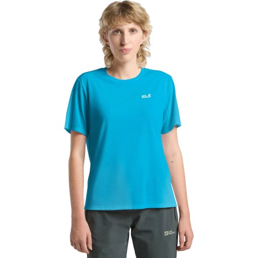 Photo produit de Jack Wolfskin Vonnan T-shirt à manches courtes pour femme - empire blue