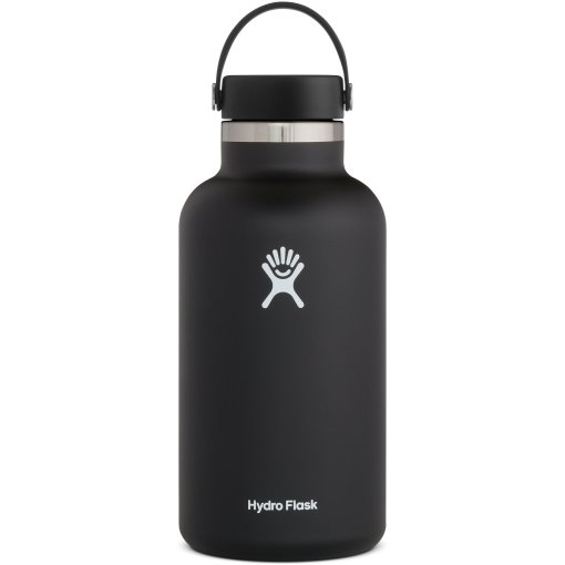 Foto de Hydro Flask 64oz Wide Mouth Botella Térmica + Flex Cap - 1892ml - negro
