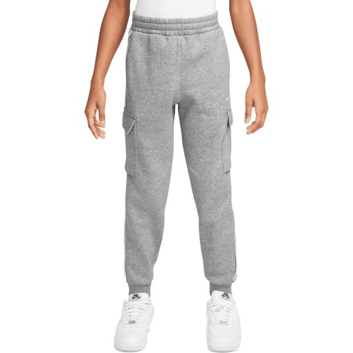 Foto de Nike Sportswear Club+ Pantalones cargo polares Niños - dark grey heather/base grey/white/white HQ9323-063