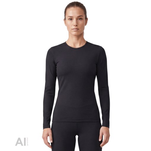 Picture of Löffler Merino Light 130 Long Sleeve Shirt Women - black 990