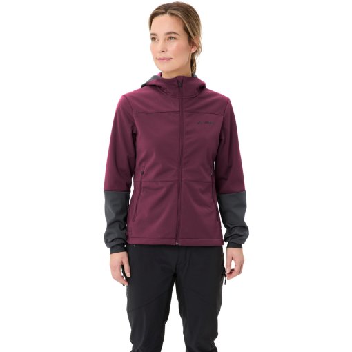 Foto de Vaude Chaqueta Mujer - Qimsa Hooded Softshell - cassis uni