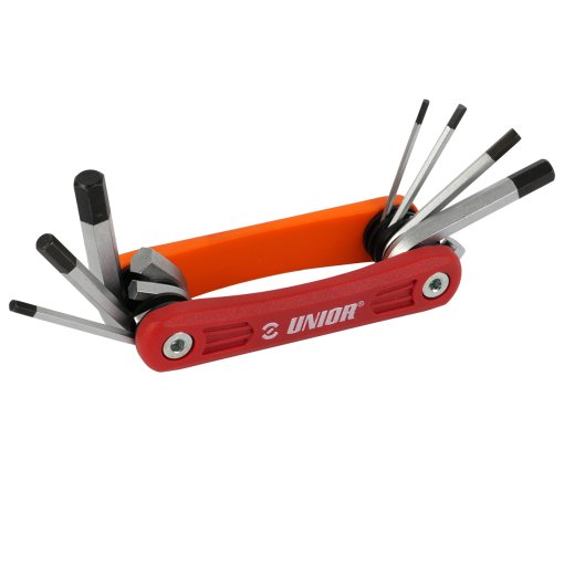 Produktbild von Unior Bike Tools Multitool EURO7 - Innensechskant-Miniwerkzeug - 1655EURO7 - rot