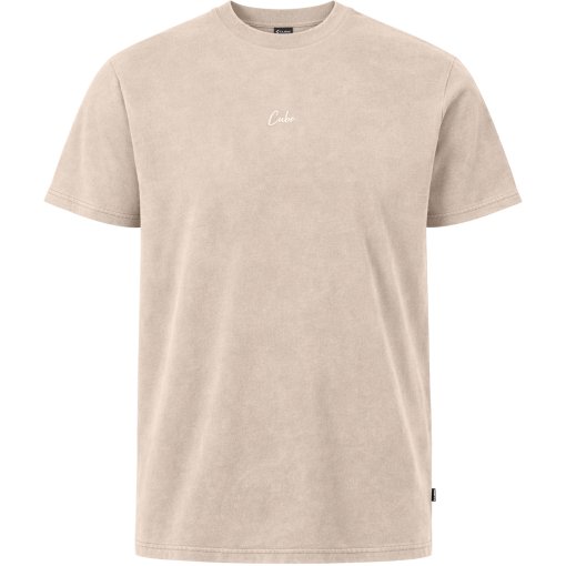 Picture of CUBE Organic T-Shirt SCRIPT GTY FIT Men - washed sand