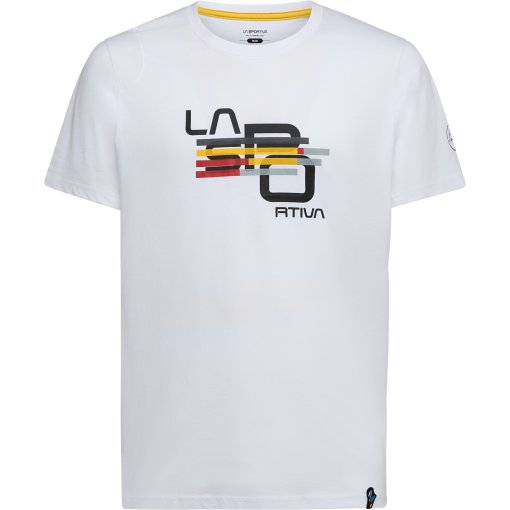 Foto de La Sportiva Camiseta Hombre - Stripe Cube - Blanco