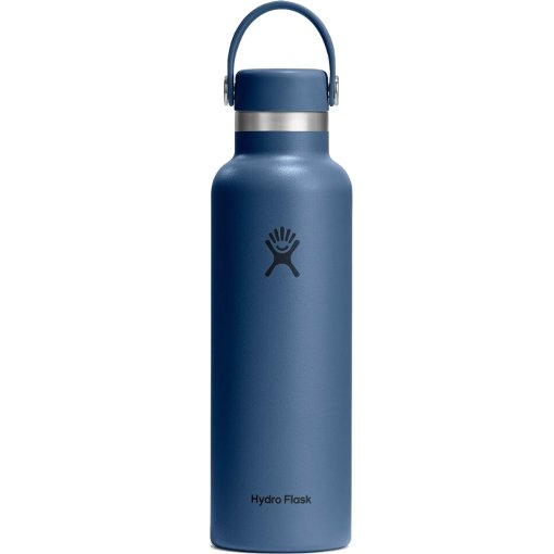 Zdjęcie: Hydro Flask 21oz Standard Mouth Butelka Izolowana + Flex Sip Pokrywka - 621ml - Harbor Blue
