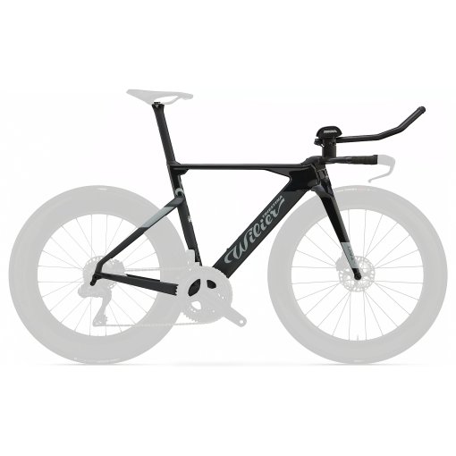 Immagine prodotto da Wilier Set Telaio Triatlón Carbonio - TURBINE SLR - 2025 - black grey