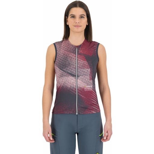 Productfoto van Karpos Sarca Shirt zonder Mouwen Dames - beet red/pristine
