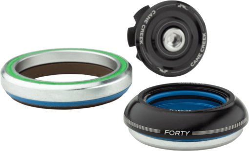 Photo produit de Cane Creek 40 Short Cover Complete Headset Tapered - IS42/28.6 | IS52/40 - black