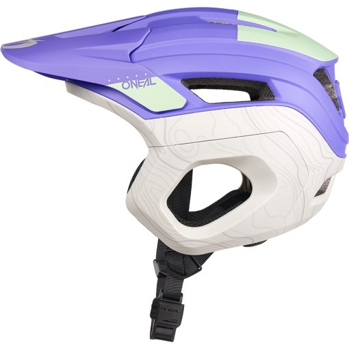 Image of O'Neal Trapper EVO Helmet - TOPO V.26 purple/mint/gray