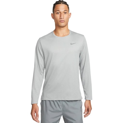Foto de Nike Camiseta de manga larga Hombre - Miler Dri-FIT UV - particle grey/grey fog/reflective silver FB7070-073
