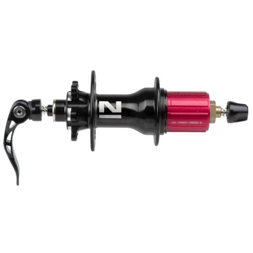 Foto de Novatec Buje Trasero - D792SB/A-AA - Superlight | J-Bend | 6 Agujeros | QR 135 (4 in 1) - HG-EV | negro