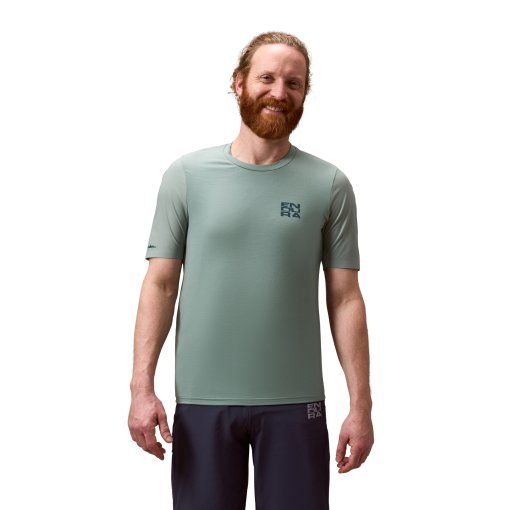 Loop Tech Kurzarm-Shirt Herren - sage green