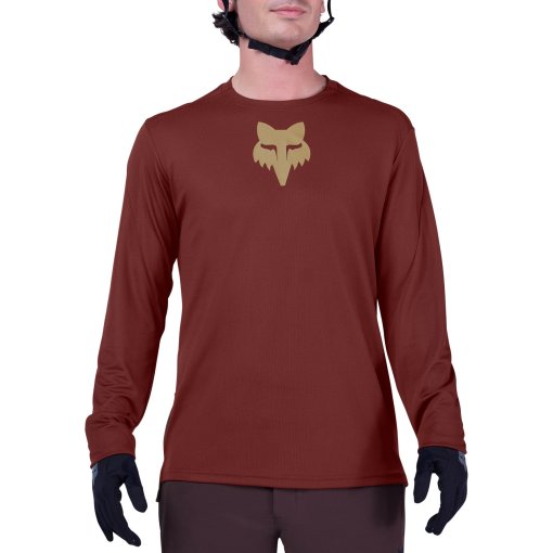 Immagine prodotto da FOX Maglia a Maniche Lunghe MTB Uomo - Ranger Fox Head - rust