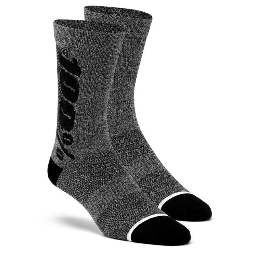 Foto de 100% Calcetines Ciclismo - Rythym Merino - charcoal/heather