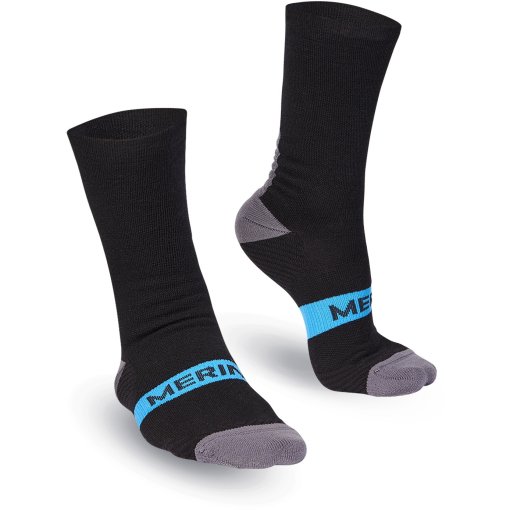 Foto de Bioracer Calcetines - Merino Winter - negro/azul