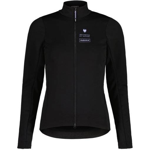 Productfoto van Maloja LusernaM. Cycle Thermo Windblock Jas Dames - deep black 8833