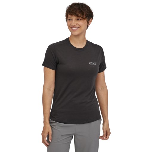 Foto de Patagonia Camiseta Mujer - Capilene Cool Merino Graphic - Heritage Header: Black