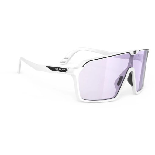 Picture of Rudy Project Spinshield Glasses - Photochromic - White Matte/ImpactX 2 Laser Purple HDR