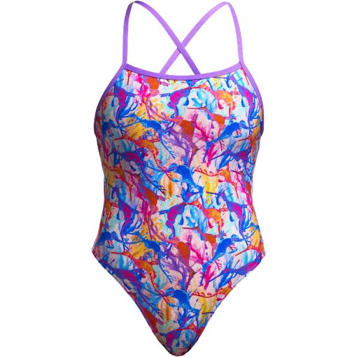 Produktbild von Funkita Tie Me Tight Eco Badeanzug Damen - Dreamy Weedy