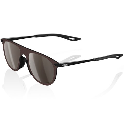 Produktbild von 100% Legere Coil Brille - Matte Black - HiPER Silver Mirror