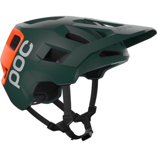 Picture of POC Kortal Race MIPS Helmet - 8914 Pargasite Green Matt/Fluorescent Orange Matt