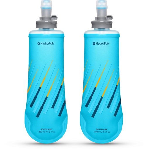 Produktbild von Hydrapak Softflask Faltflasche - 250 ml - Malibu Blue - 2 Stück